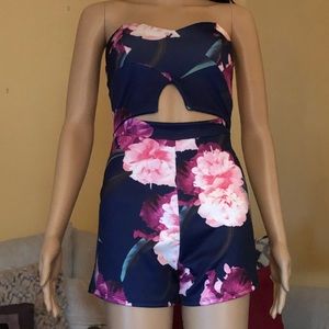 Fashion Nova floral romper